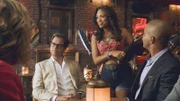 Die Geschworenen in Callisto scheinen bisher immer auf der Seite des Klägers gewesen zu sein - werden Bull und sein Team (v.l.n.r. Michael Weatherly, Jaime Lee Kirchner und Chris Jackson) das ändern und den Prozess gegen den Pharmakonzern gewinnen können?