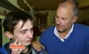 Kann Frank Rosin (r.) dem jungen Rocco (l.) helfen, seine Gastronomie samt Hotelbetrieb zu retten?