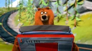 Grizzy möchte Tanzen lernen, um der Bärenfrau zu gefallen. In der Rangerhütte findet er ein Spiel, das ihm verschiedene Tänze beibringen soll. Doch auch die Lemminge wollen die Musikanlage und das Spiel nutzen, um eine große Party zu veranstalten.  +++