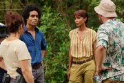 (v.l.n.r) Gaëlle Crivelli (Béatrice de la Boulaye); Aurélien Charlery (Julien Béramis); Mélissa Sainte-Rose (Sonia Rolland); Philippe Dorian (Valentin Papoudof)