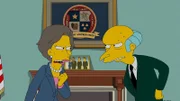 Gegenteile ziehen sich an, das müssen auch Maxine (l.) und Mr. Burns (r.) lernen ...