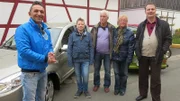 Von links: Trödelexperte Mauro Corradino, Darius, Manfred, Ingrid und Björn.Von links: TrĂ¶delexperte Mauro Corradino, Darius, Manfred, Ingrid und BjĂ¶rn.