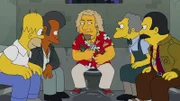Bei einem Auftritt Apus und der Band Sunrazer geht etwas gehörig schief, was Homer und Moe in Schwierigkeiten bringt.