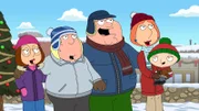 (v.l.n.r.) Meg Griffin; Chris Griffin; Peter Griffin; Lois Griffin; Stewie Griffin