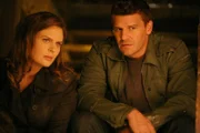 Booth (David Boreanaz) konnte Brennan (Emily Deschanel) nicht davon abhalten, ihm zu den Sturmjägern zu folgen.
