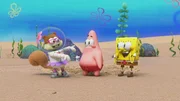 v.li.: Sandy, Patrick, SpongeBob
