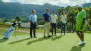 Als die Tochter von Lou Grover (Chi McBride, r.) von einem alten Erzfeind entführt wird, braucht er Hilfe von Danny (Scott Caan, l.), Steve (Alex O'Loughlin, 2.v.l.), Chin (Daniel Dae Kim, M.) und Kono (Grace Park, 2.v.r.) ...
