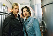 Leo (Henning Baum, l.) und Nina (Elena Uhlig, r.) sind nicht ganz davon überzeugt, dass es sich bei dem Toten im Biertank um das Opfer eines Unfalls handelt ...
