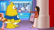Auf der Kirmes der Kuscheltiere entdeckt Wendy, dass ihre Schwester sich in Super Piou-Pious Kostüm versteckt.