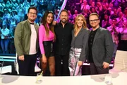 (v.l.n.r.) Chris Tall; Verona Pooth; Steven Gätjen; Viviane Geppert; Ralf Schmitz