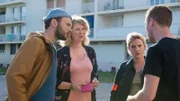 L-R: Mehdi Badhou (Ali Marhyar), Candice Renoir (Cécile Bois), Valentine Atger (Yeelem Jappain)
