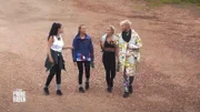 (v.l.n.r.) Elsa Latifaj; Anita Latifi; Vanessa Mariposa; Sam Dylan