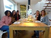 V.l.: Kalitou, Elisabeth, Jeanette, Rosemarie und Simone