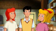 Bibi, Tina und Alex planen ein Überraschungsfest mit Ritterturnier für Susanne Martin und Graf Falko.