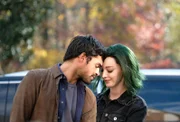 L-R:  Marcos Diaz (Sean Teale) and Lorna Dane (Emma Dumont).
