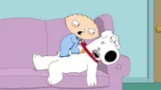 Stewie Griffin (l.); Brian Griffin (r.)