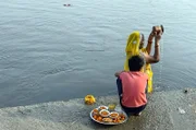 Vrindavan ist die wichtigste hinduistische Pilgerstätte. Hier verbrachte der Gott Krishna seine Kindheits- und Jugendjahre.