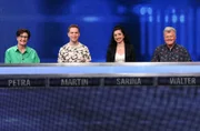Die Kandidat:innen (v.l.n.r.):  Petra Linder, Martin Völkle, Sarina Magham und Walter Müller.
