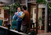 L-R: Charlie Harper (Charlie Sheen), Alan Harper (Jon Cryer)
