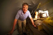 Steven Jones in seinem Bunker