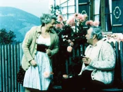 Meister Eder mit der Baeuerin (Franziska Stoemmer).