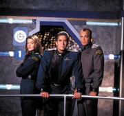 Claudia Christian, Michael O'Hare, Jerry Doyle