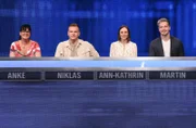 Die Kandidat:innen (v.l.n.r.): Anke von Wagner, Niklas Guttmann, Ann-Kathrin Grammel und Martin Schmerschneider.