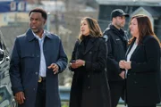 L-R: Donovan (KEVIN HANCHARD), Sarah (MAYKO NGUYEN) and Denise (ROBYN EDWARDS)