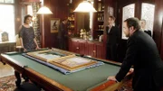 Sophie (Gina Bellman, l.), Nate (Timothy Hutton, 2.v.l.) und Jim Sterling (Mark Sheppard)