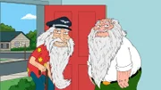 Glenn Quagmire (l.); Peter Griffin (r.)