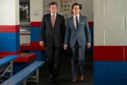 L-R: Peter Burke (Tim DeKay), Neal Caffrey (Matthew Bomer)