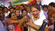 Khaleda Zia, die einstige First Lady von Bangladesch.
