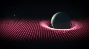 Der Weltraum ist nicht leer. Raumzeit bildet eine Struktur, die das Universum zusammenhält.