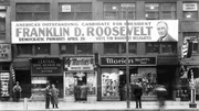 Franklin D. Roosevelt regierte die USA von 1933 bis zu seinem Tod.