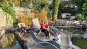 Montag bis Freitag arbeitet Rolly von morgens 4.30 Uhr bis abends um 22 Uhr. An den Wochenenden ist ihr Trucker Stop zu und sie entspannt auf „Klein-Teneriffa“, ihrem Garten.