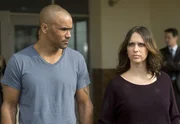 Derek Morgan (Shemar Moore), Kate Callahan (Jennifer Love Hewitt) Derek Morgan (Shemar Moore), Kate Callahan (Jennifer Love Hewitt)
