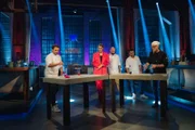 V.l.: Steffen Henssler, Laura Wontorra, Stefan Eggert, Ali Güngörmüs und Ralf Zacherl