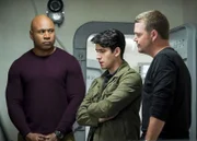 (v.l.n.r.) Sam Hanna (LL Cool J); Ehsan Navid (Wesam Keesh); G. Callen (Chris O'Donnell)