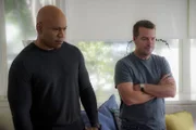 Sam Hanna (LL Cool J, l.); G. Callen (Chris O'Donnell, r.)
