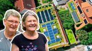 Grün mitten in der Stadt: Das Haus von Susanne & Michael in Hamburg ist eine Oase voller Bäume, Pflanzen, Bienen und Blumen.