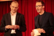 Der Mediziner und Neurowissenschaftler Tobias Moser und Moderator Stefan Karkowsky.