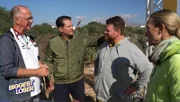 (v.l.n.r.) Dr. Jan Arndt; Ramin Abtin; Ben; Dr. Christine Theiss