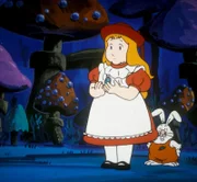 Alice und Benny Bunny sind nach dem Genuss ihrer eigenen Karamellbonbons dick und rund geworden.