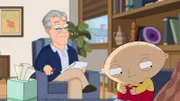 Dr. Cecil Pritchfield (l.); Stewie Griffin (r.)