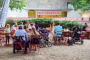 Der „Pratergarten“, der älteste Biergarten Berlins.