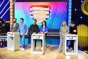 (v.l.n.r.) Sasha; Lutz van der Horst; Alexander Klaws; Nora Tschirner; Kim Fisher; Smudo