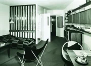 Mustereinrichtung im Hochhaus von Alvar Aalto Neue Vahr