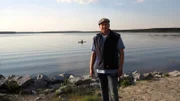 Moderator Axel Bulthaupt am Geierswalder See