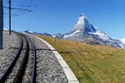 Spektakuläre Bergbahnen der Schweiz Gornergratbahn – die Imposante Blick auf Matterhorn