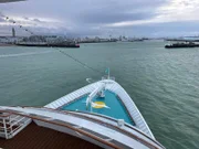 Die "Prinzessin" steuert Richtung Le Havre/Frankreich.